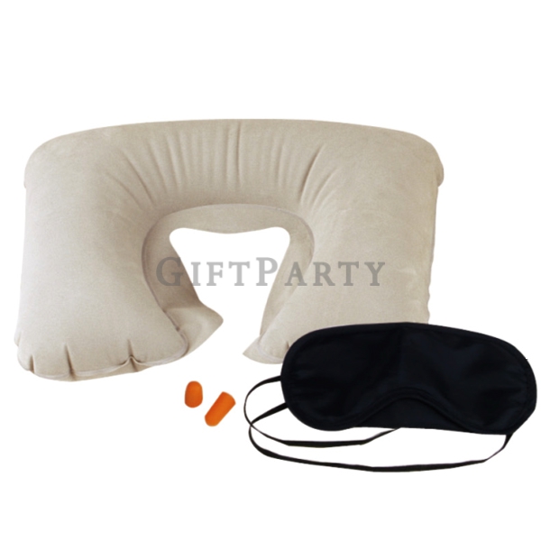 旅遊三寶充氣枕耳塞眼罩,禮品,贈品,旅遊三寶充氣枕耳塞眼罩Travel Pillow Inflatable with Eye Mask and 2 Ear PlugsTravel Pillow I