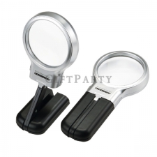 Three-in-one folding magnifying glass