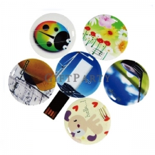 Mini business card round dish