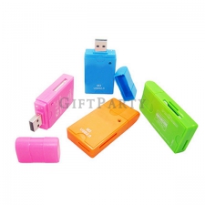 Small square 4-in-1 card reader