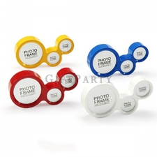 Plastic round shape photo frame