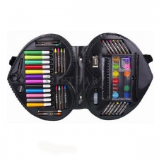 Children's heart-shaped stationery set crayon watercolor