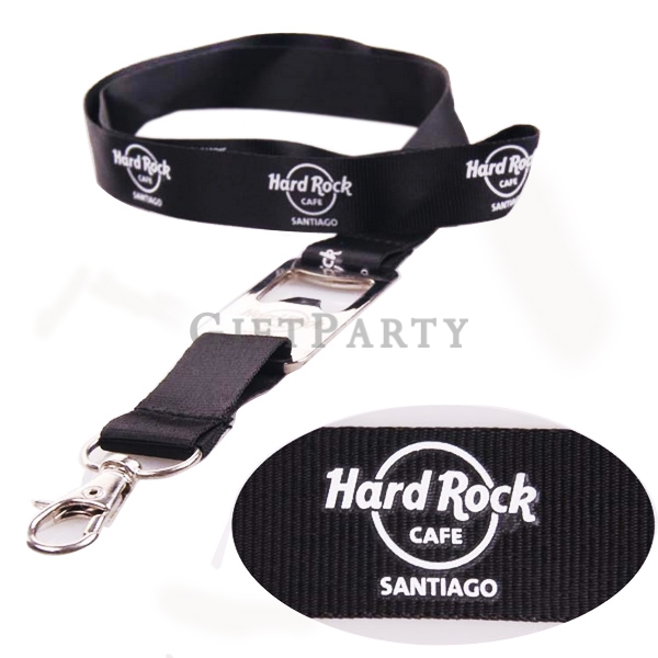 Custom bottle opener lanyards,開瓶器證件帶織帶,Corkscrew lanyard, Polyester Necklace Bottle Opener Lanyard W