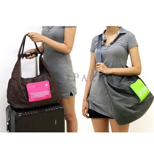 股東會禮品折疊斜背包插桿旅行袋