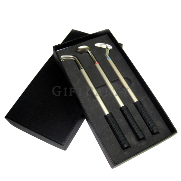 Mini golf pen golf club set,GOLF Club Set Pen Set,高爾夫球筆GOLF高爾夫球桿套裝筆組,Advertising gifts, promotional
