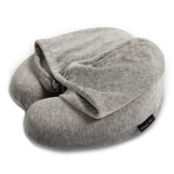 Hooded Neck Pillow,客制連帽U型枕,出差禮品,Hooded Neck Pillow,U型枕,連帽枕,旅行頸枕,客製化枕頭,演唱會週邊,航空贈品