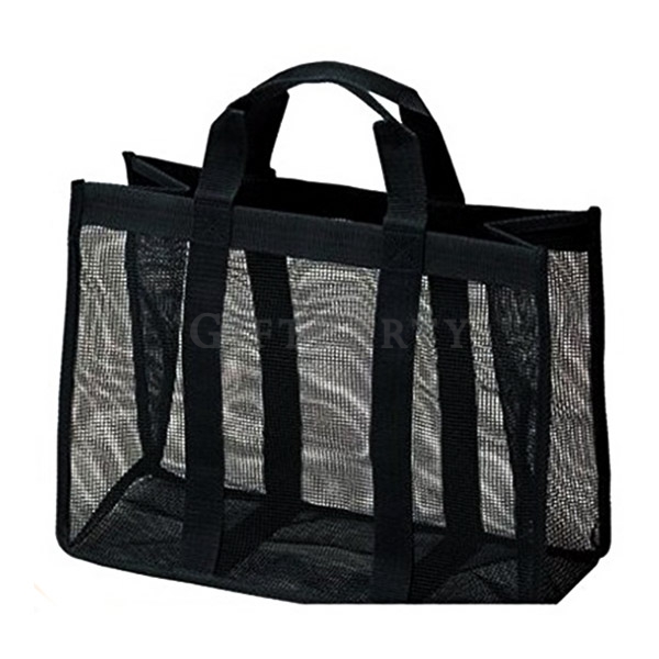 Large mesh nylon mesh bag beach bag,客製網袋購物袋,客製環保袋,客製購物袋,大網眼尼龍網布袋沙灘包透明網袋購物袋定制