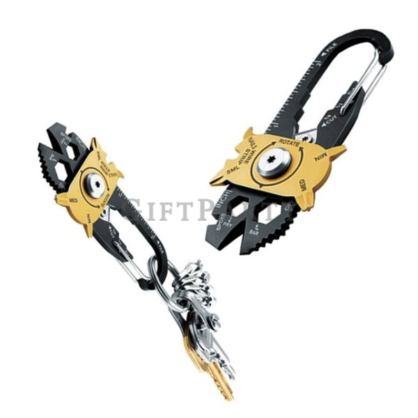20合1多功能鑰匙圈工具组工具登山扣,多功能鑰匙圈工具組,客製化禮品,企業贈品,廣告贈品,LOGO印刷,不銹鋼工具組,登山扣鑰匙圈,科技禮品,五金工具贈品,工具組
