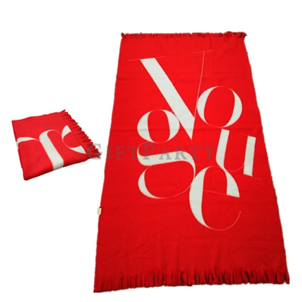 VOGUE贈品,精品贈品,双面绒毛毯流蘇毯定制, Advertising gifts, promotional gifts, custom logo gifts, ECO friendly gifts