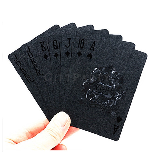 日本贈品,潮牌贈品-黑色撲克牌POKER(定制logo)