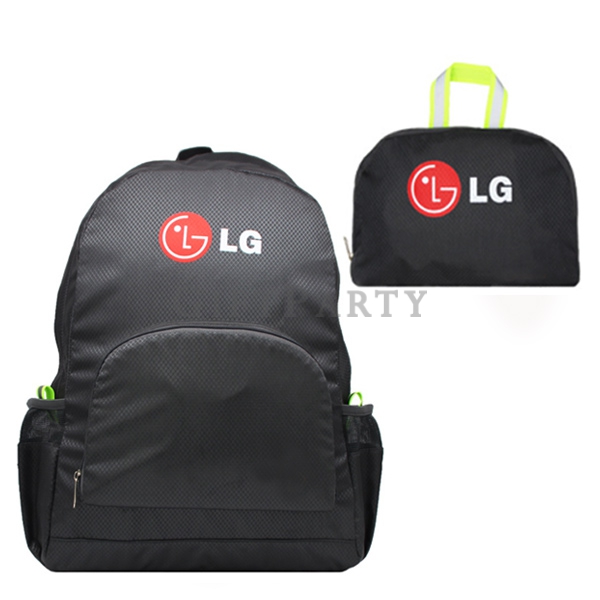 LG贈品 客製企業禮品-客製折疊雙肩背包休閒背包