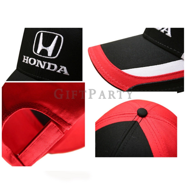 HONDA帽-汽車廣告帽,賽車帽,汽車帽定制,汽車贈品,汽車紀念品