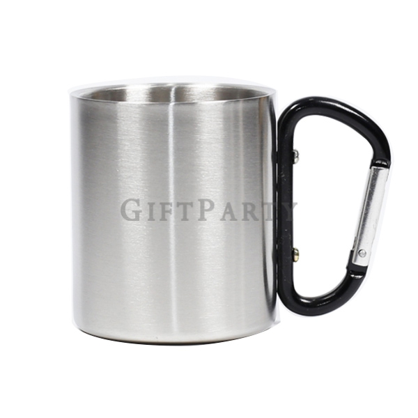股東會禮品,股東會紀念品-登山扣手柄不鏽鋼咖啡杯300ML4