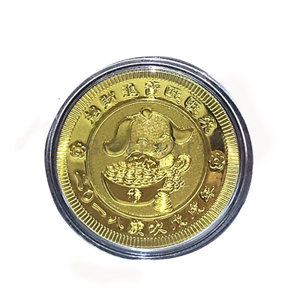 2018狗年金幣金箔紀念幣,錢母