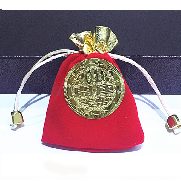 開門禮,開工禮,2018狗年金幣金箔紀念幣,銀行贈品