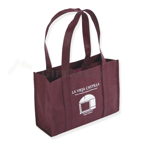 Non-woven green bag, four grids, six grid wine bags Customization-無紡布酒袋定做-分格袋定制4
