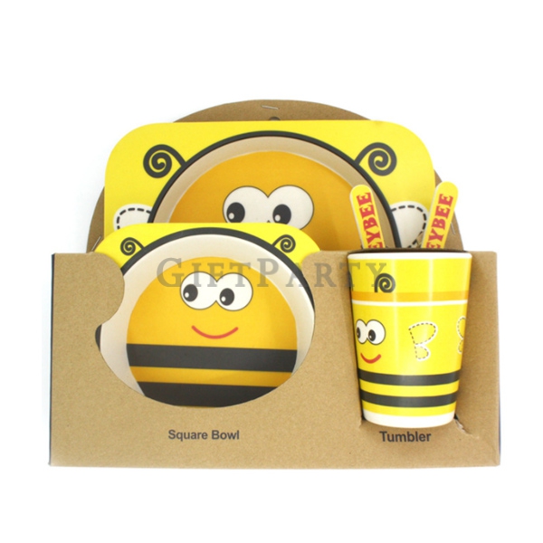 禮品,贈品,兒童禮品,小朋友禮品,婦幼展禮品,兒童餐具組,-環保竹纖维兒童餐具套裝