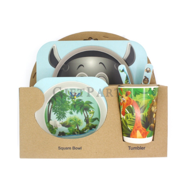 禮品,贈品,兒童禮品,小朋友禮品,婦幼展禮品,兒童餐具組,-環保竹纖维兒童餐具套裝