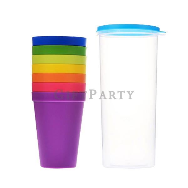 客製化禮品,贈品,廣告贈品,股東會贈品,兒童節禮品,水杯,戶外水杯-彩色七合一隨手杯