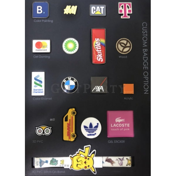 筆記本LOGO五金軟膠,客製五金logo,GIFTPARTY,