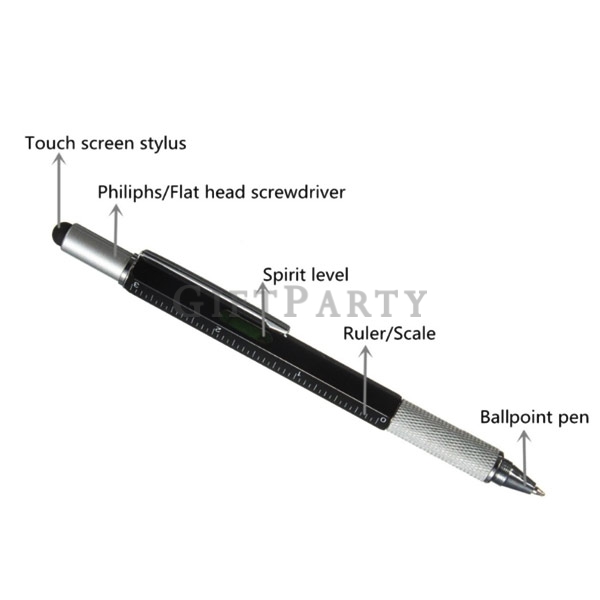 6in1工具筆,設計師贈品,禮品,客製化禮品,贈品,企業贈品,廣告贈品,金屬工具筆