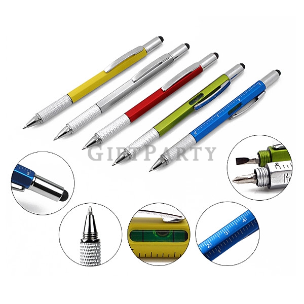 6in1工具筆,設計師贈品,禮品,客製化禮品,贈品,企業贈品,廣告贈品,金屬工具筆