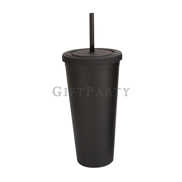 禮品,黑色吸管杯,潮牌贈品,汽車贈品,廣告禮品,廣告贈品,AS雙層吸管杯700ml
