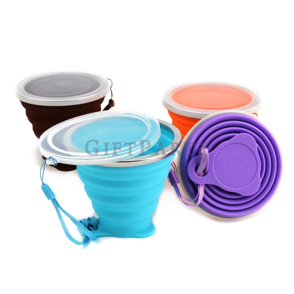 客製化禮品,贈品,啤酒贈品,家庭日贈品,家庭日禮品,股東會贈品-硅膠折疊伸縮杯