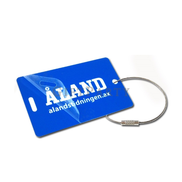 旅行贈品,-PVC飛機行李吊牌(彩印),PVC aircraft luggage tag (color printing)