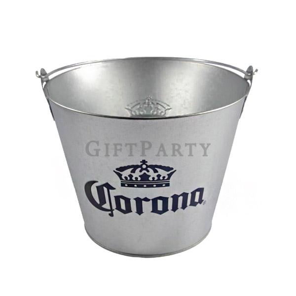 Galvanized sheet beer ice bucket,馬口鐵冰桶,馬口鐵水桶,啤酒冰桶,沙灘啤酒冰桶,冰桶oem,海灘啤酒冰桶,啤酒贈品,啤酒禮品,鍍鋅板啤酒冰桶