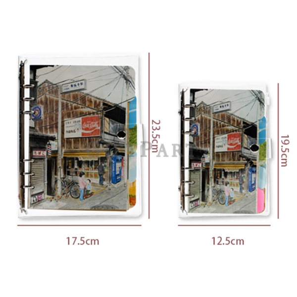 客製化禮品,定制贈品,企業贈品,廣告贈品,-透明PVC活頁筆記本