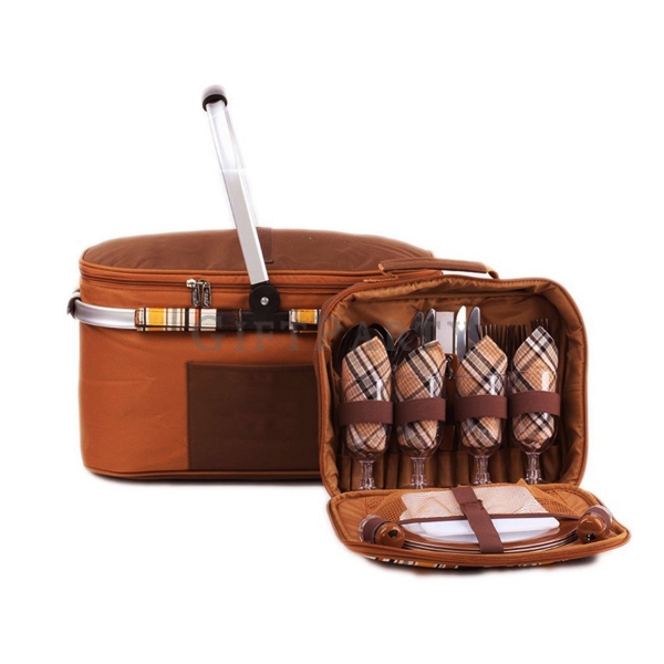 Picnic Basket for 4 Person-四人組野餐籃,戶外禮品,家庭日禮品,家庭日贈品,