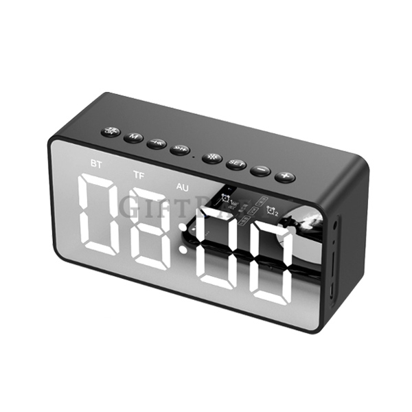 Bluetooth alarm clock mirror speaker,藍芽鏡面低音音箱帶鬧鐘,藍芽鏡面喇叭,尾牙禮品,實用禮品,IG爆紅禮品,紀念品,啤酒贈品,股東會紀念品,