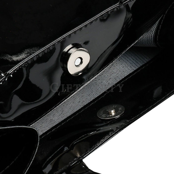 Shiny Leather PVC shopping bag ,客製環保袋,客製購物袋,pvc小購物袋,客製化禮品,贈品,紀念品,百貨週年慶贈品,品牌禮品,光膠PVC購物袋黑色購物袋