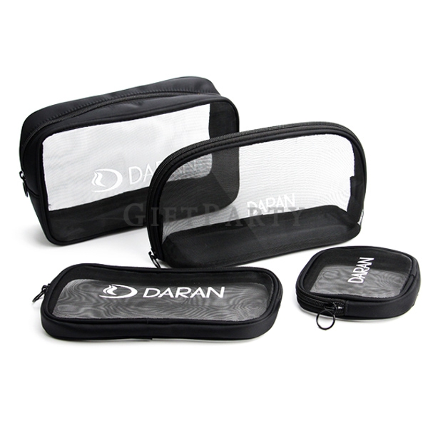 Cosmetic bag,客製化禮品,客製化妝包,美妝包,彩妝贈品,網眼拉鍊化妝包收納包