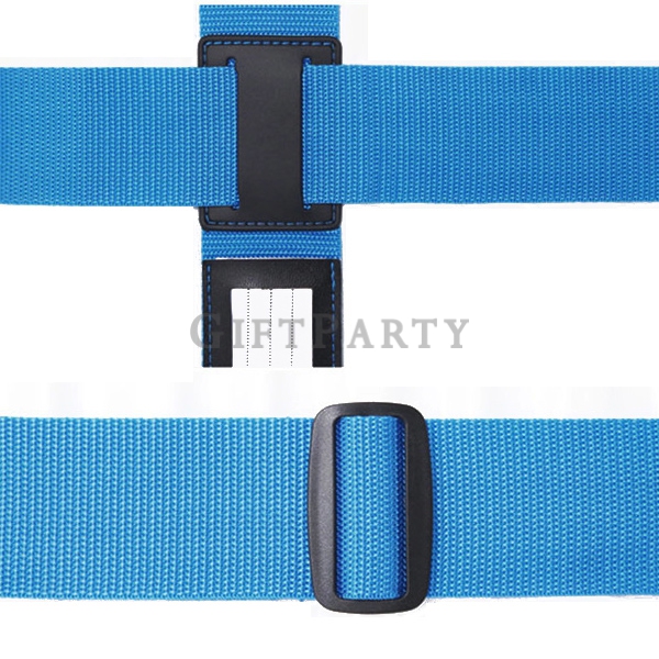 Luggage Tag Cross Belt Strap with Buckle-十字密碼鎖行李束帶