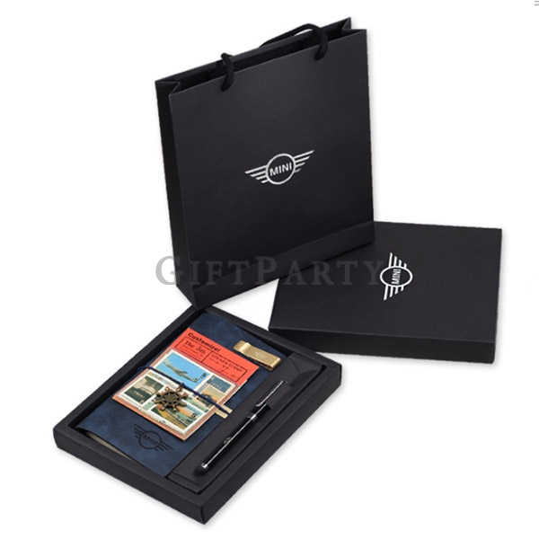A6 leather notepad gift box set-A6仿皮革記事本套裝組禮盒