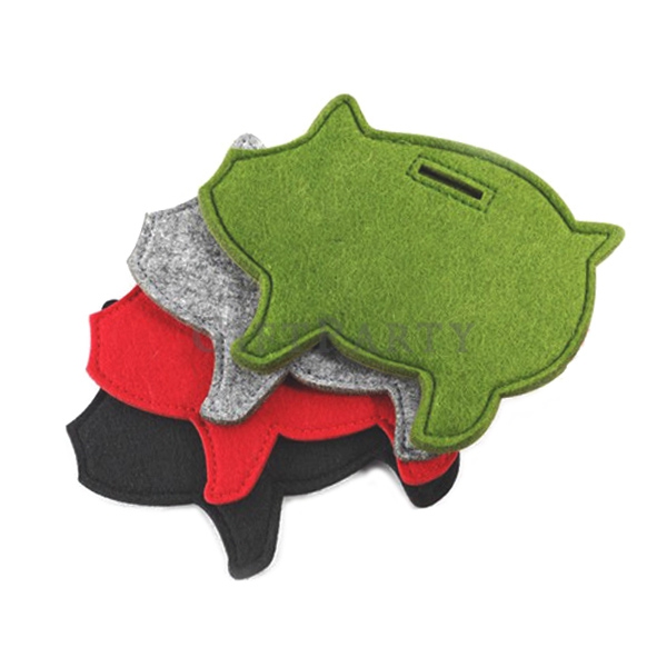Pig shape felt coin purse,小豬造型毛氈零錢包,禮品,股東會贈品,選舉贈品,銀行贈品,豬年造型,豬年紀念品,小豬零錢包,