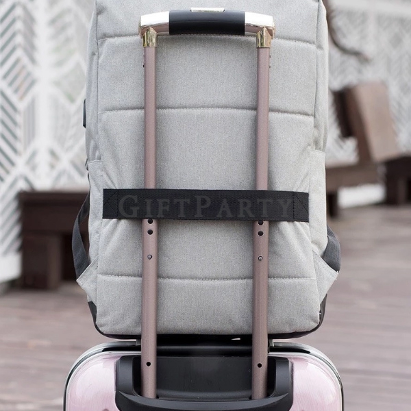 Smart BackpackWith USB Phone Charging Port,商務贈品,股東會贈品,企業員工禮品,商務電腦後背包-智能背包