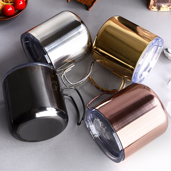 Stainless steel plated coffee cup不鏽鋼鍍色馬克杯咖啡杯,星巴克咖啡杯,客製禮品,贈品,紀念品,股東會贈品,股東會紀念品,