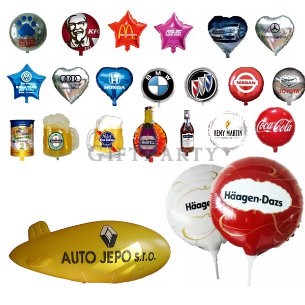 Foil Helium Balloons-客製造型鋁箔氣球,客製氣球,廣告贈品,展場贈品,