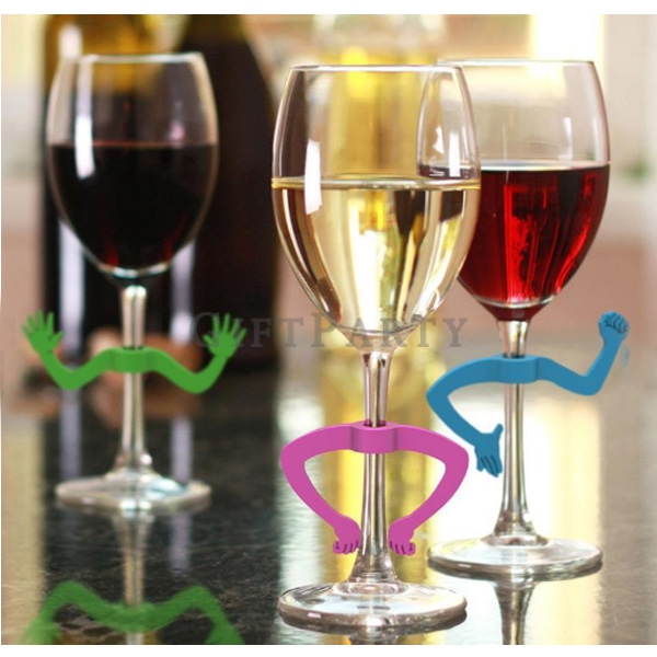 Wine Glass Drink Markers -酒杯標記,設計禮品,創意禮品,創意小物,文青禮品,外銷贈品,