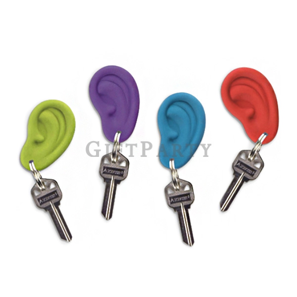 ear shape keychain-硅膠耳朵鑰匙圈,廣告贈品,客製化禮品,展場贈品,設計贈品,可愛贈品,選舉贈品,宣傳品,實用贈品,