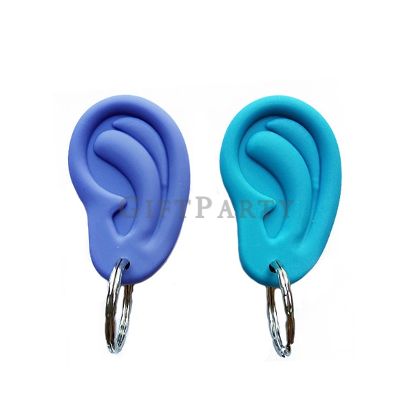 ear shape keychain-硅膠耳朵鑰匙圈,廣告贈品,客製化禮品,展場贈品,設計贈品,可愛贈品,選舉贈品,宣傳品,實用贈品,