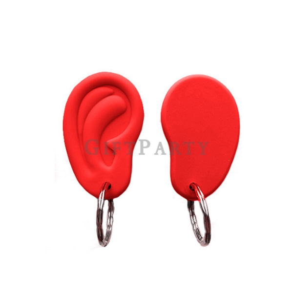 ear shape keychain-硅膠耳朵鑰匙圈,廣告贈品,客製化禮品,展場贈品,設計贈品,可愛贈品,選舉贈品,宣傳品,實用贈品,