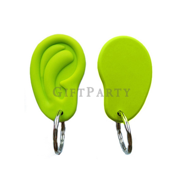 ear shape keychain-硅膠耳朵鑰匙圈,廣告贈品,客製化禮品,展場贈品,設計贈品,可愛贈品,選舉贈品,宣傳品,實用贈品,
