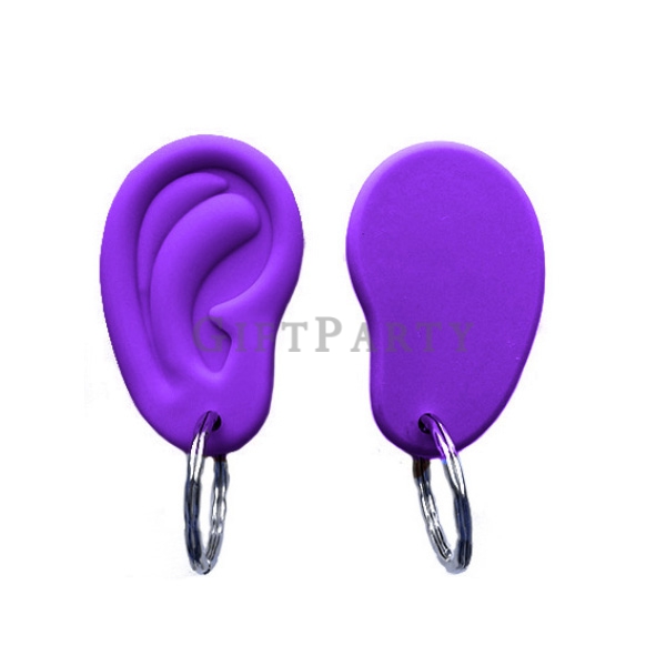 ear shape keychain-硅膠耳朵鑰匙圈,廣告贈品,客製化禮品,展場贈品,設計贈品,可愛贈品,選舉贈品,宣傳品,實用贈品,