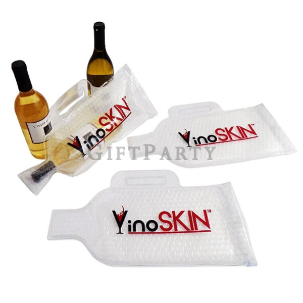 Custom bottle protection bag, wine bottle bubble bag, wine bottle design packaging, wine bottle haul