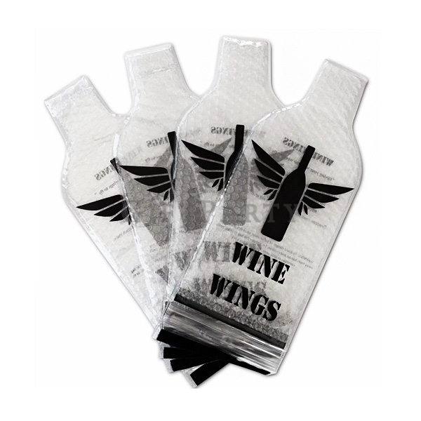 Custom bottle protection bag, wine bottle bubble bag, wine bottle design packaging, wine bottle haul