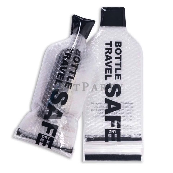 Custom bottle protection bag, wine bottle bubble bag, wine bottle design packaging, wine bottle haul